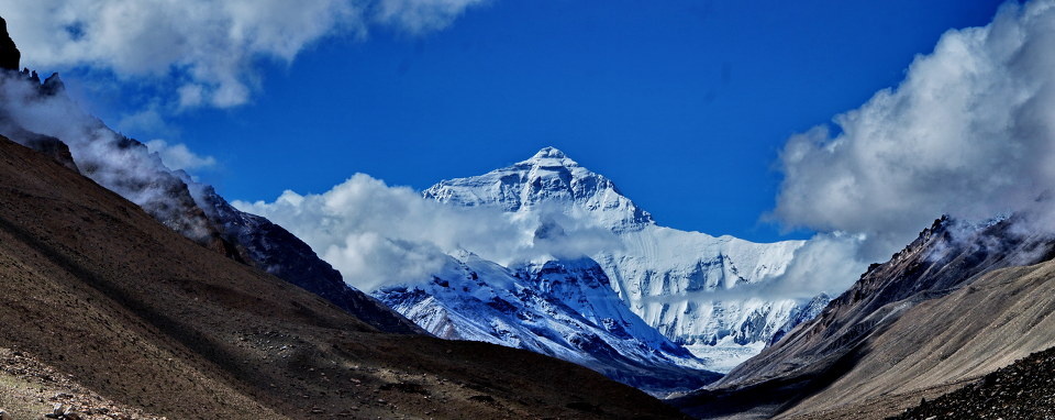 珠穆朗玛峰全景图 - 珠穆朗玛峰 - 马啸天 - 图虫摄影网