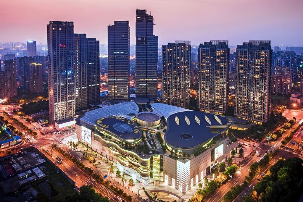杭州万象城夜景
