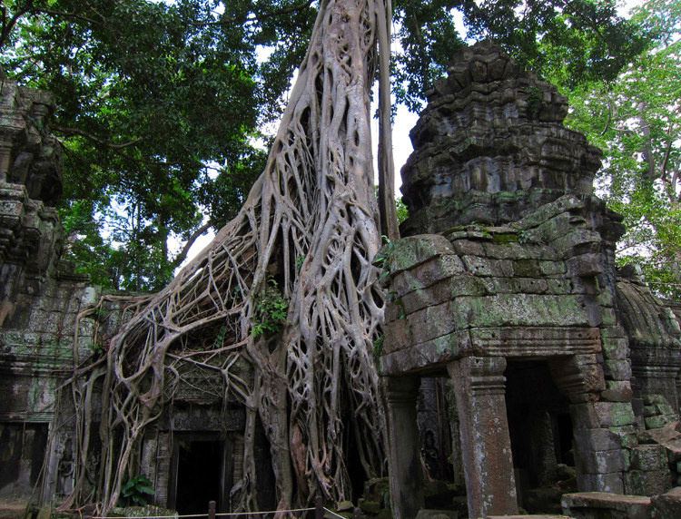 2012柬埔寨 - 柬埔寨, 小吴哥, 吴哥窟, 高棉的微