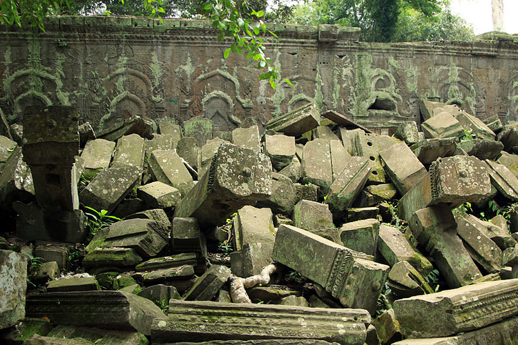 2012柬埔寨 - 柬埔寨, 小吴哥, 吴哥窟, 高棉的微