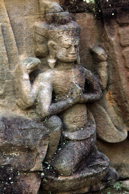 2012柬埔寨 - 柬埔寨, 小吴哥, 吴哥窟, 高棉的微