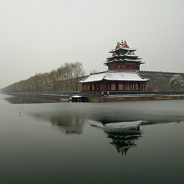 雪中角楼1
