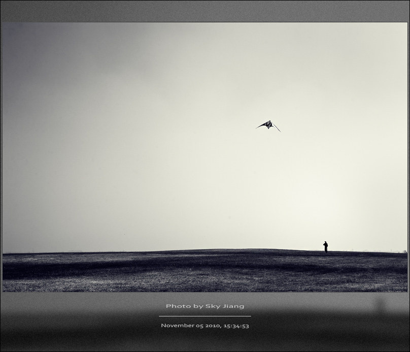 阴翳之湖 - 黑白, 古镇, 风光 - 万色反空