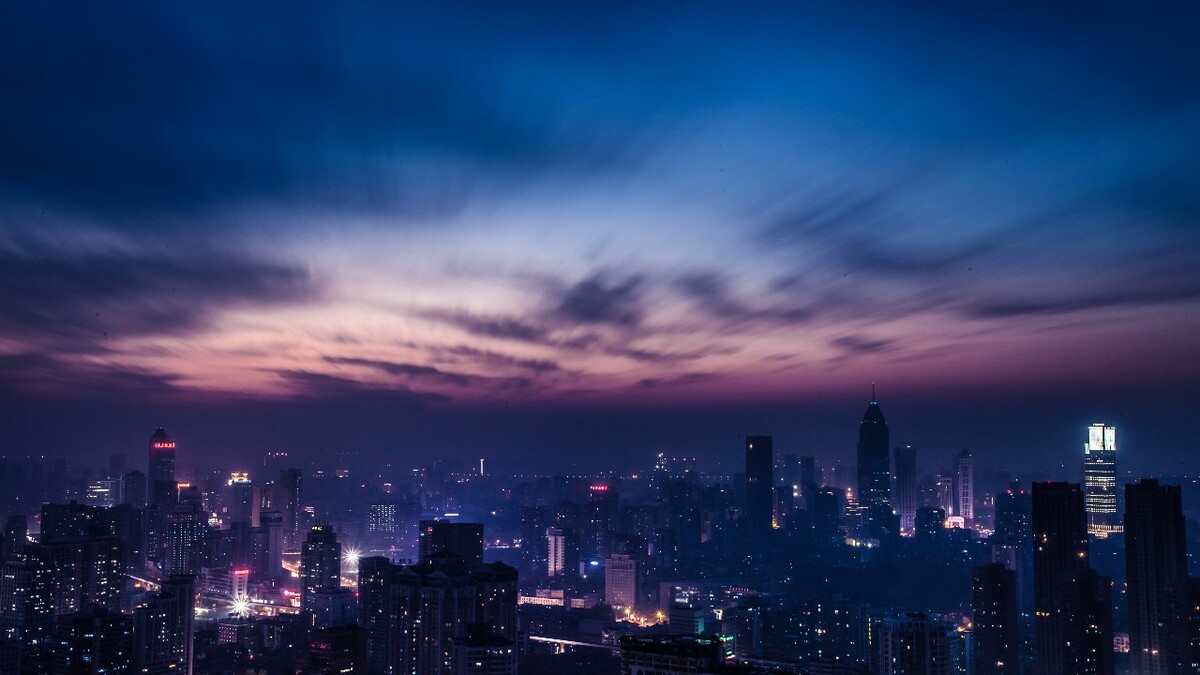 武汉老汉口制高点夜景 - 《咔啪》2014年1月拍