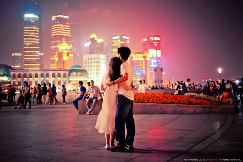 ... 上海, 爱情, 街头, 夜景, 人文, 纪实 - 上海冷空气 - 图