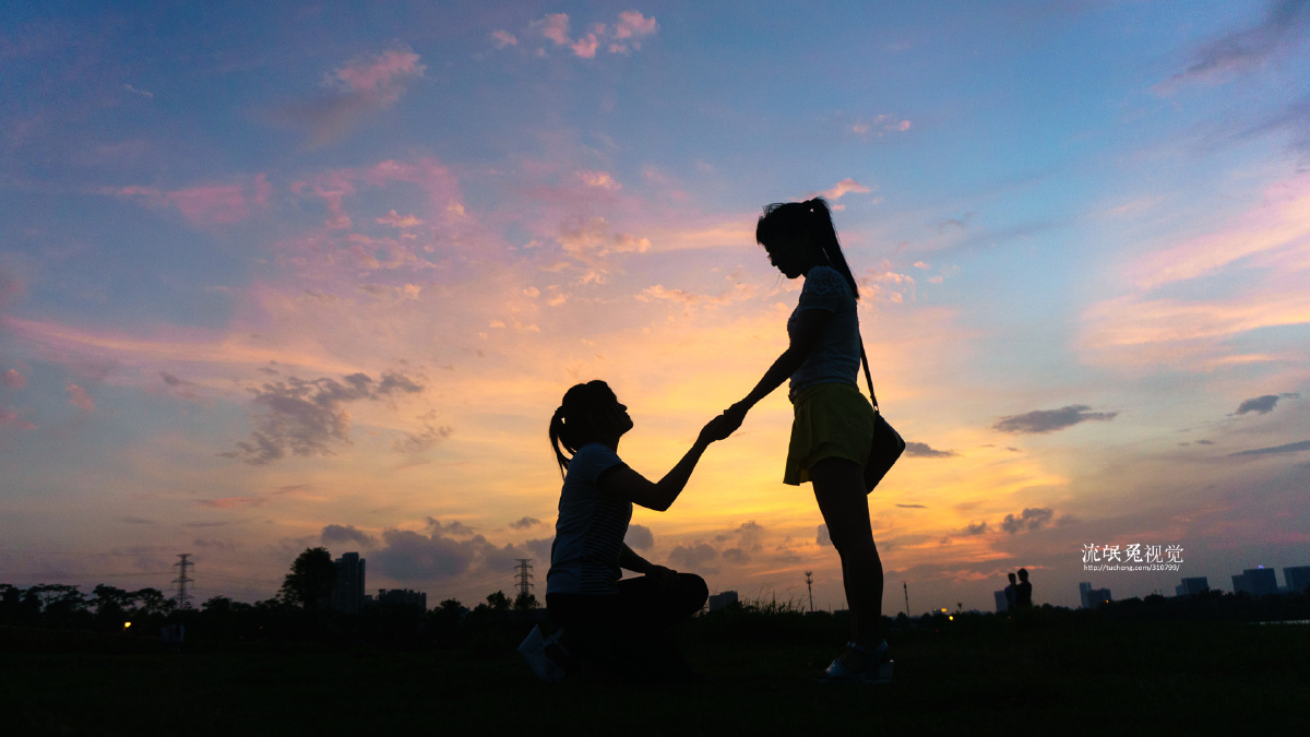 黄昏下的青春 - 人像, 色彩, 广州, 逆光, 剪影, 海