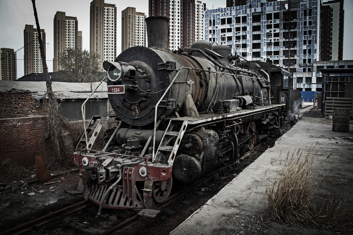上游1524 · 蒸汽时代最后的轰鸣 - 天津, 火车, 铁路, 蒸汽机车, 佳能, HDR - 蓝染天际 - 图虫摄影网
