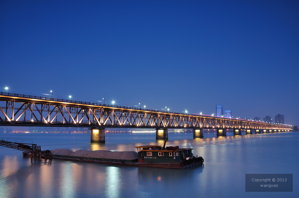 钱塘江夜景(1) - 杭州, 钱塘江, 钱江大桥, 夜景, 夜