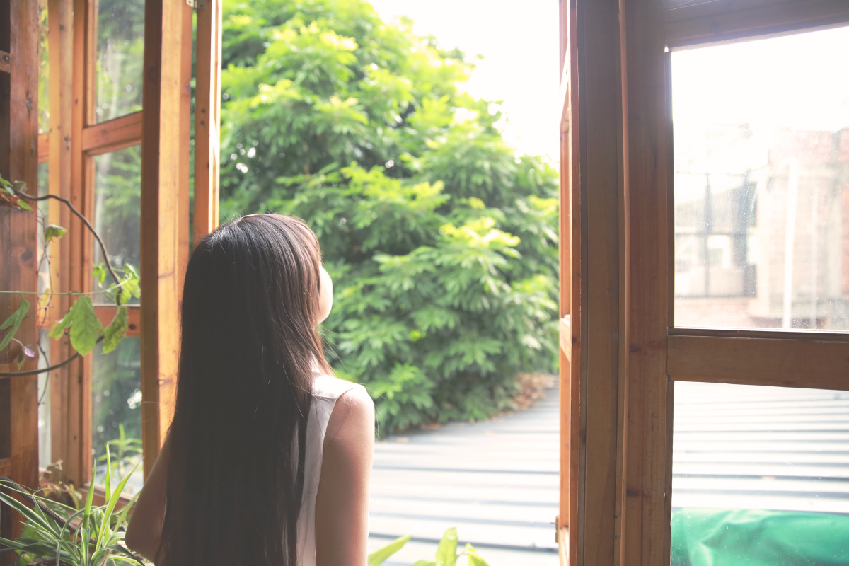 午后图书馆 - 人像 - 风带我飞