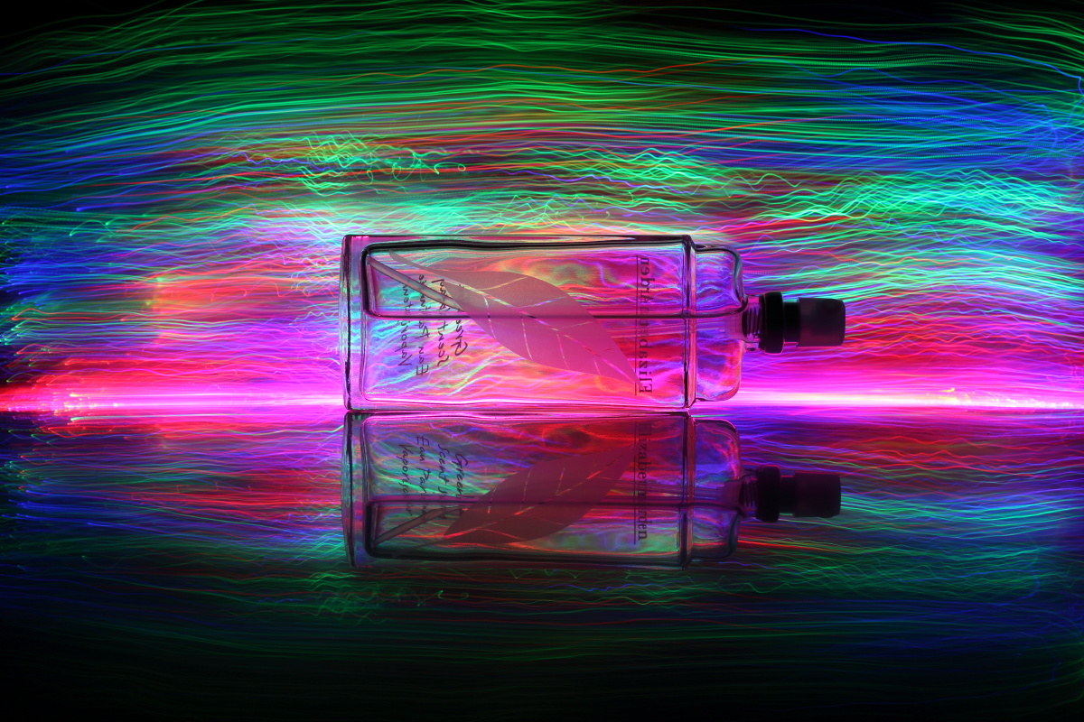 蜘蛛杯-光绘创作摄影-香水的色彩-秦伟-+色彩管理-+行摄的