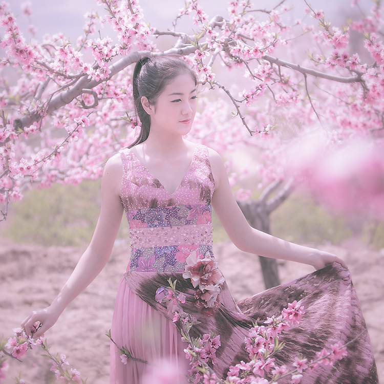 桃花女 - 人像, 色彩, 佳能, 小清新 - 东哥123456