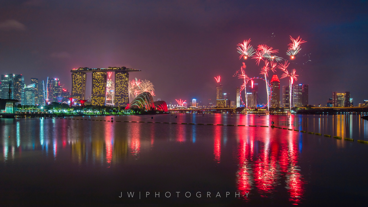 新加坡国庆烟花拍摄,分享拍摄心得 - 新加坡, 佳