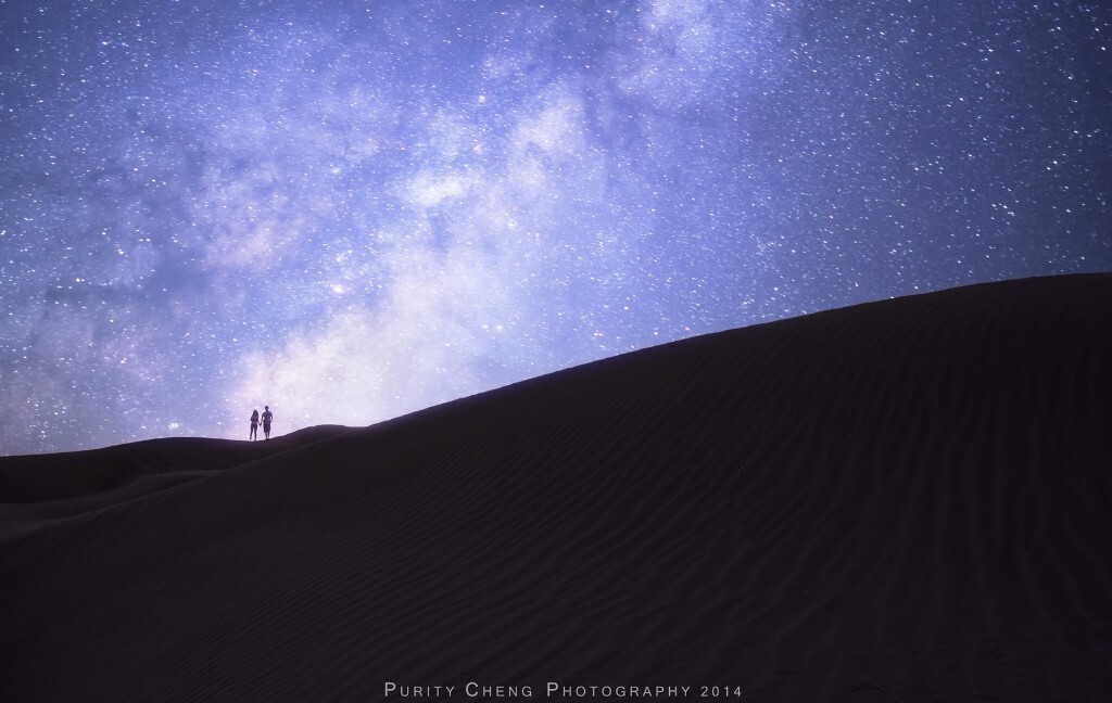 《星空下的漫步》:自然的壮丽往往影藏在夜里,也许她害羞不想让太多人