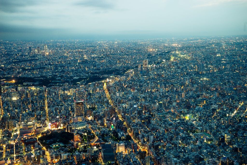 东京树下の夜 - A7, 索尼, 日本, 东京, 天空树, 城