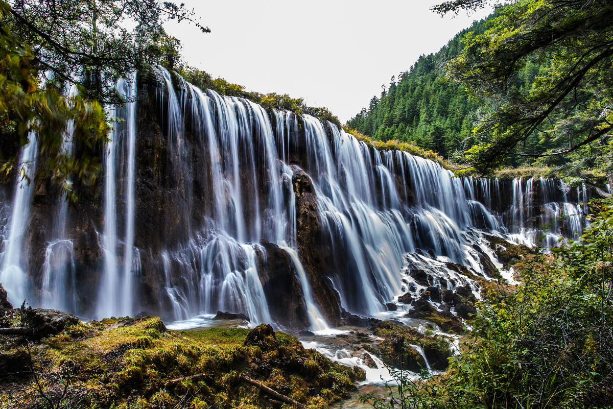 诺日朗瀑布 - 四川, 九寨沟, 诺日朗瀑布 - 七叔