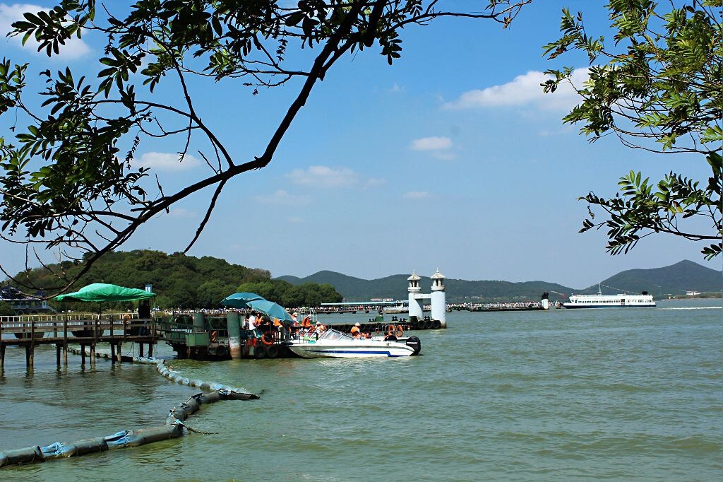 太湖美-无锡鼋头渚太湖仙岛景色