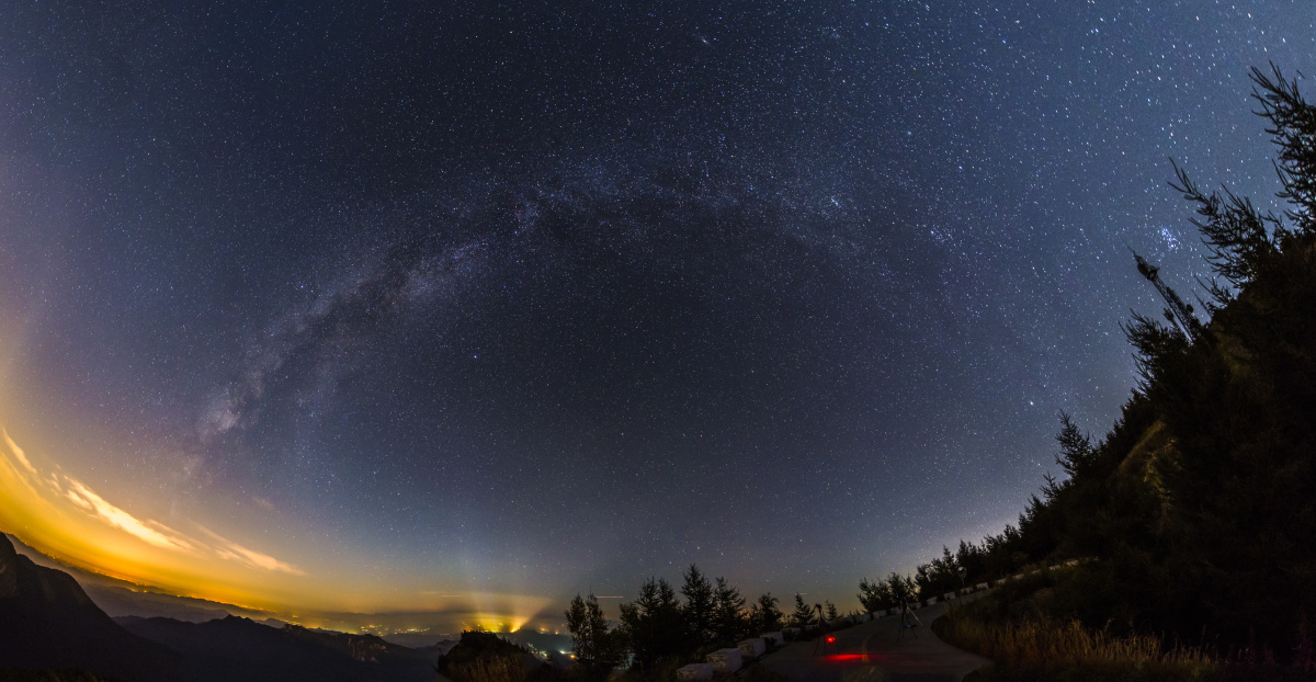 雾灵山观星 - 星空, 自然, 2014 - 王卓骁
