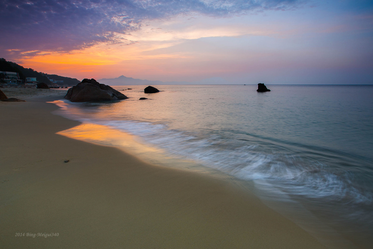 踏浪背仔角，与浪漫邂逅。。。。。。 - 风光, 光影, 《咔啪》2014年7月主题月赛“水”作品征集 - 冰玫瑰 - 图虫摄影网