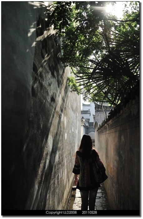 20110528黄山歙县呈坎--新古典美女背影- LLD2008 - 图