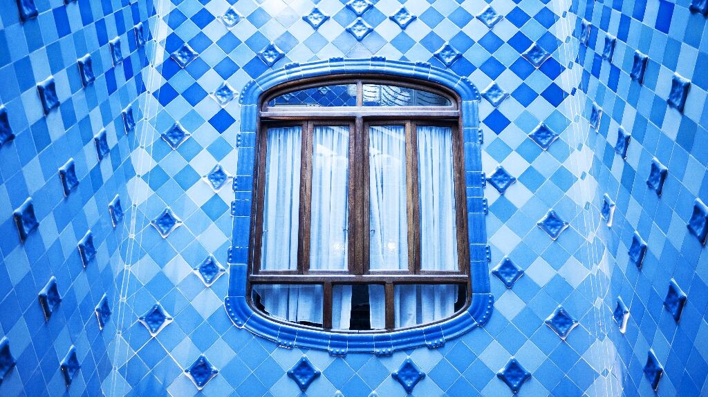 蓝色的房子 - 旅行, 巴塞罗那, 建筑, 松下GF1 - 
