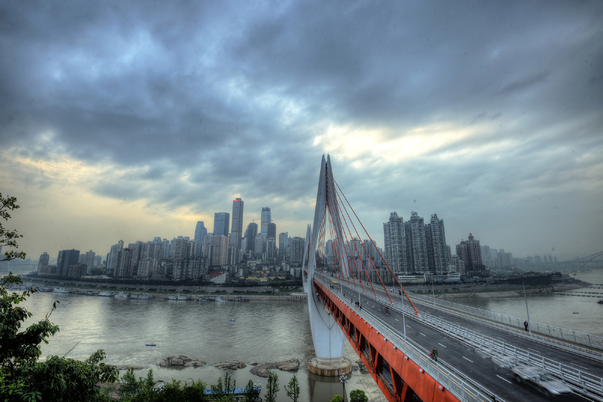 东水门大桥 - 风光, 城市, HDR, 重庆 - 田野里的理查德先生嘿 - 图虫摄影网