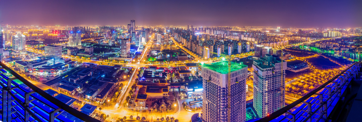 圆融夜景 - 夜景, 尼康, 后期, 苏州 - 说谎