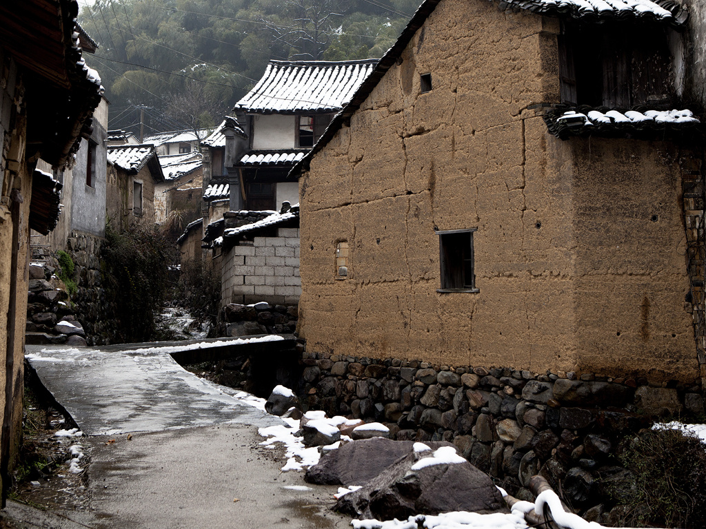 【上虞古建】雪后青山村记行 - 古村落, 古建筑