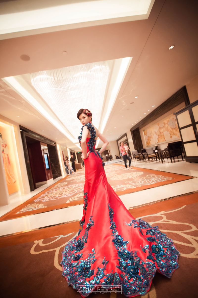 九三影社婚礼摄影 西安婚礼跟拍 和你在一起的