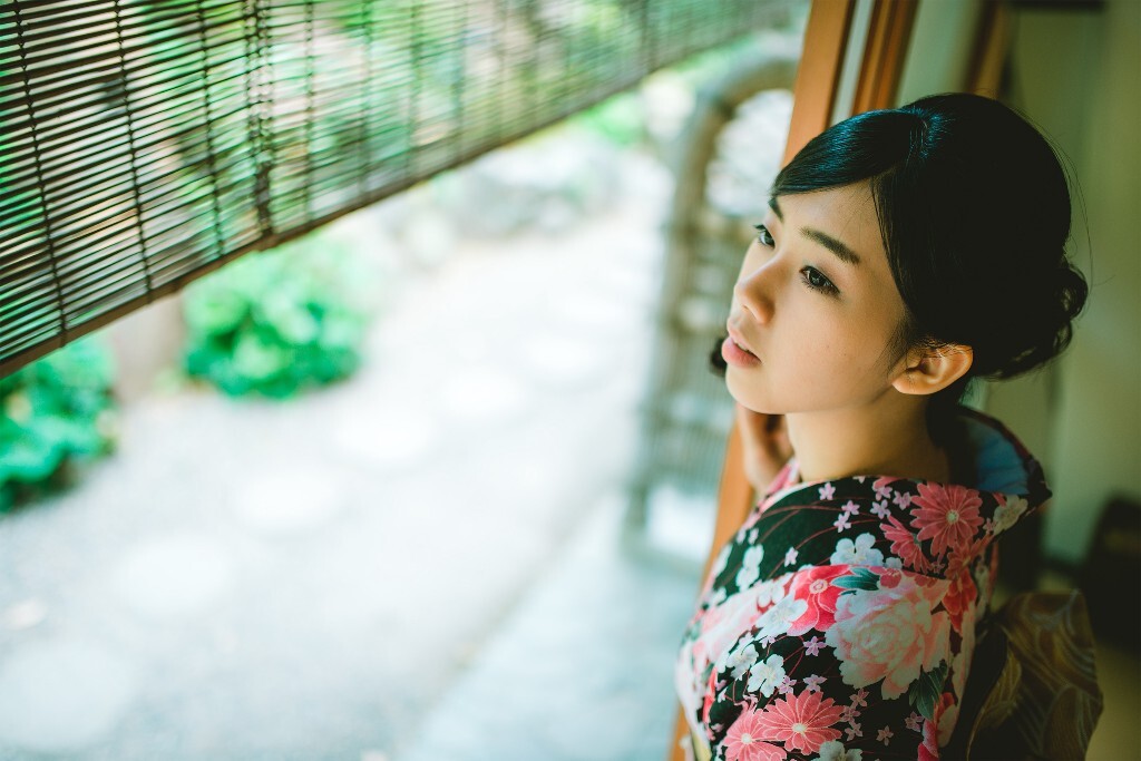 五月京都 只园 - 人像, 色彩, 旅行, 日本, 和服, 京