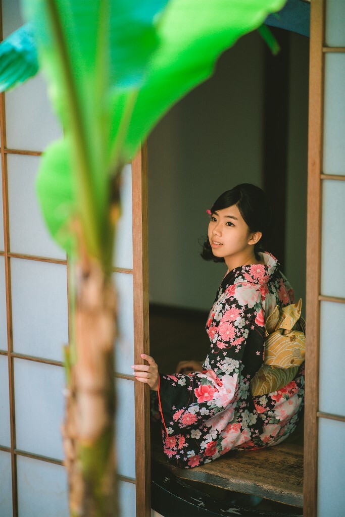 五月京都 只园 - 人像, 色彩, 旅行, 日本, 和服, 京