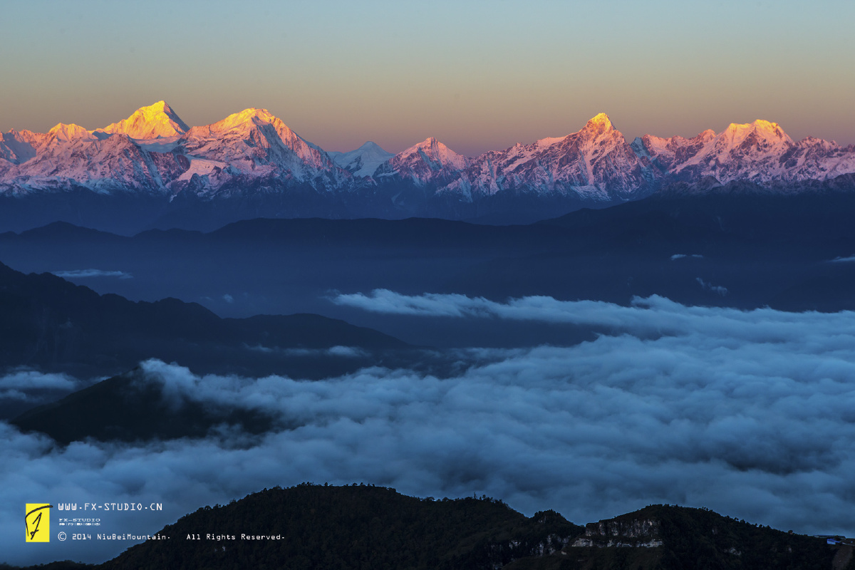 我眼中的牛背山 - 2015户外旅行摄影大赛, 长曝
