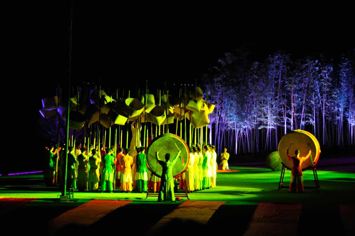 印象大红袍 - 夜景, 光影 - 印象大红袍 - 毛豆咪咪 - 图虫摄影网