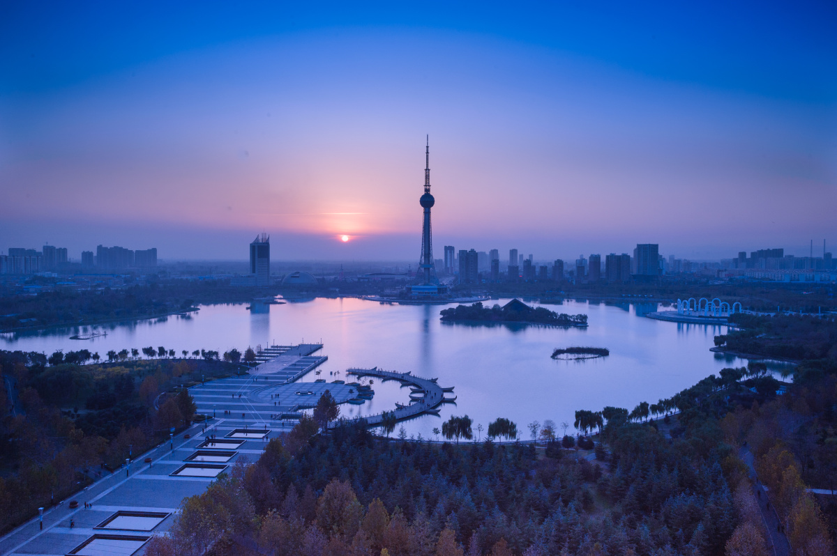 焦作市龙源湖公园 - 色彩, 风光, 尼康, 城市, 焦作 - 陈鱼cc - 图虫摄影网