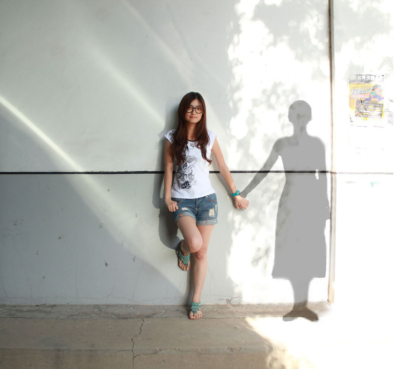 影子朋友 - 365天, 用照片讲故事 - 凌风阿囡 - 创意自拍 - 图虫摄影网