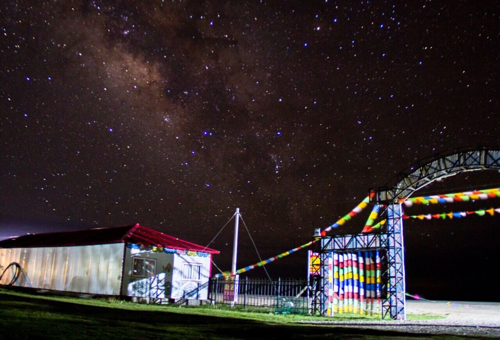 若尔盖草原的星空 色彩 旅行 夜景 佳能 中国 四川 暮从容