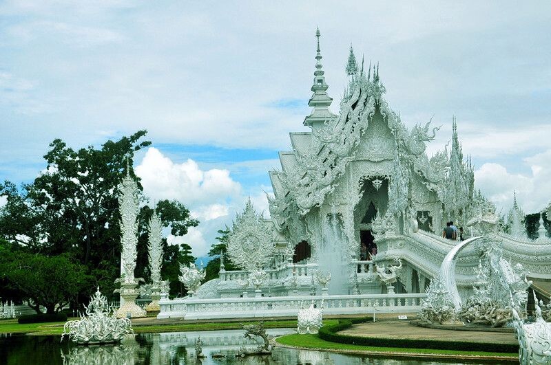 泰国清莱的灵光寺