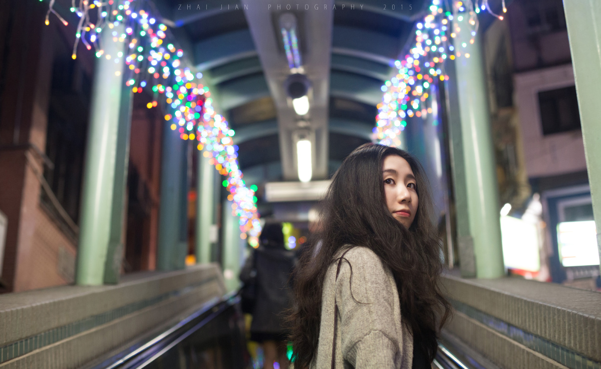 半山扶梯 - 人像, 旅行, 香港 - 布莱克