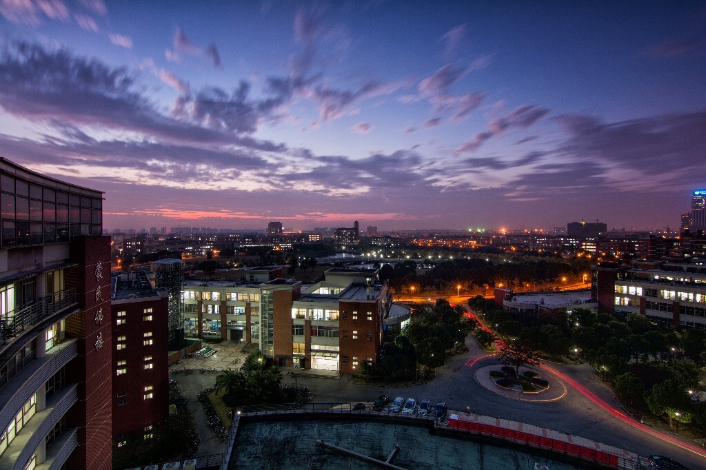 晚霞- 风光, 夜景, 色彩, 尼康, 广角, 上海交通大学