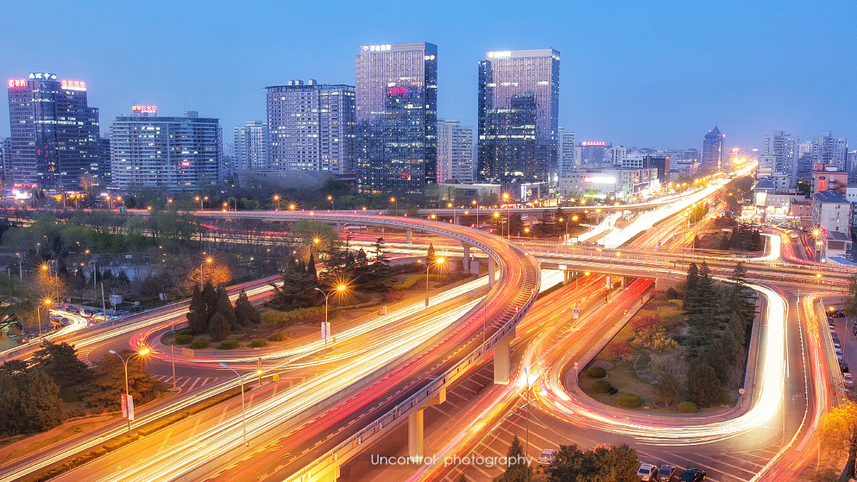 马甸桥 - 北京, 佳能, 夜景 - 子佳