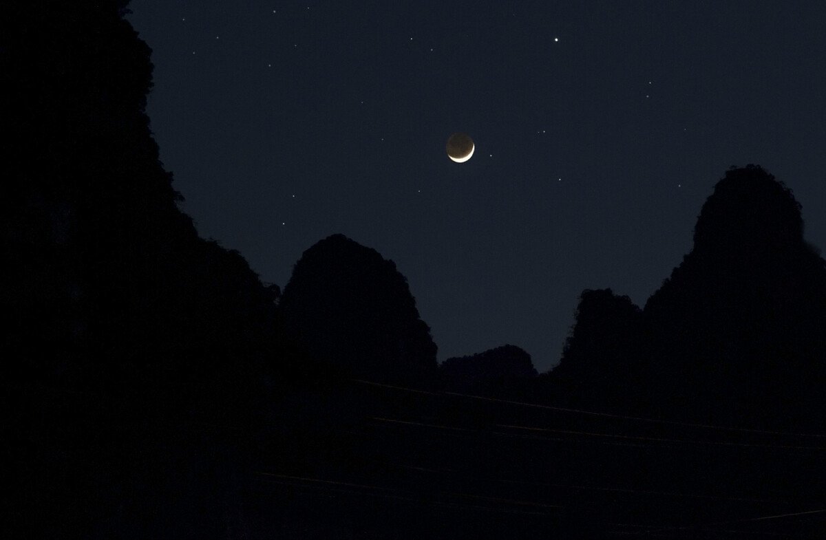 星月夜 - 教海鴎飞翔的猫桑 - 图虫摄影网