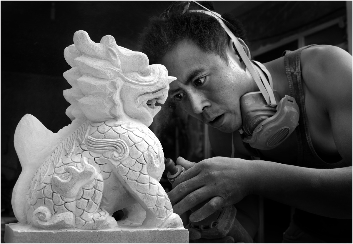 【注入灵魂】 - 黑白, 纪实, 人文, 四川, 成都, C