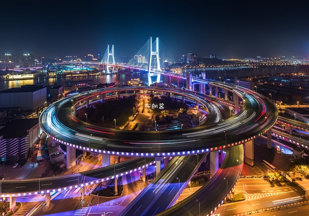 彩虹桥 - 上海, 佳能, 夜景, 建筑 - 布朗酱 - 图虫摄影网