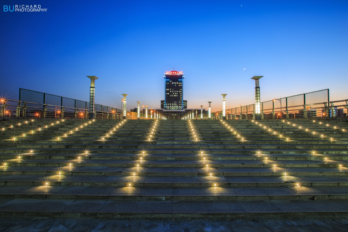 入夜南航 - 风光, 南京, 南京航空航天大学, 夜景