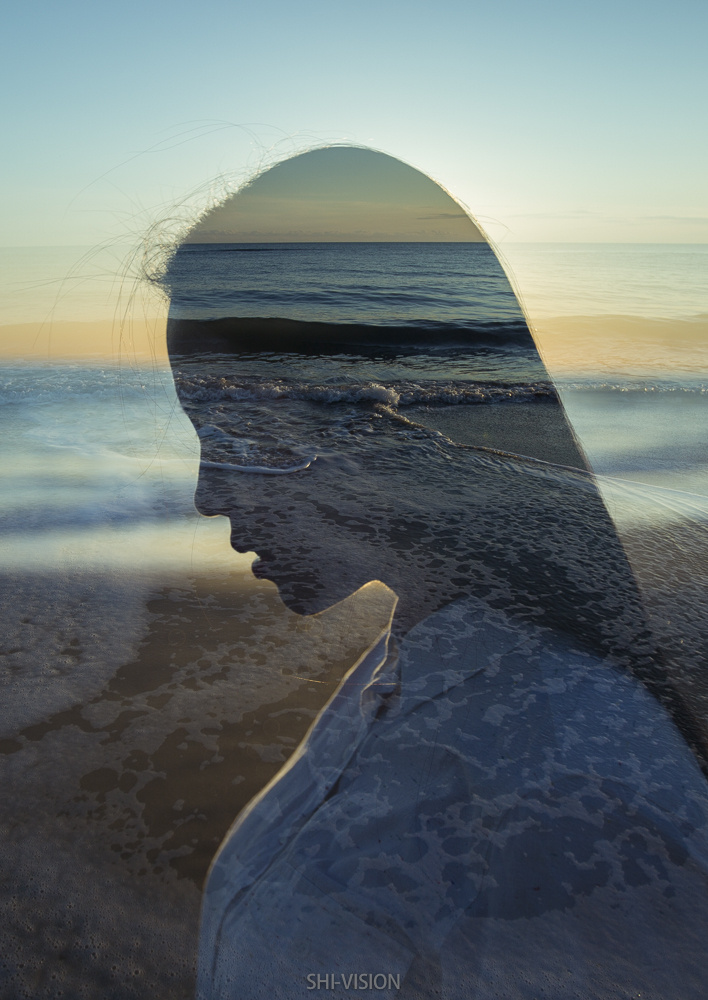 双重曝光照片图片