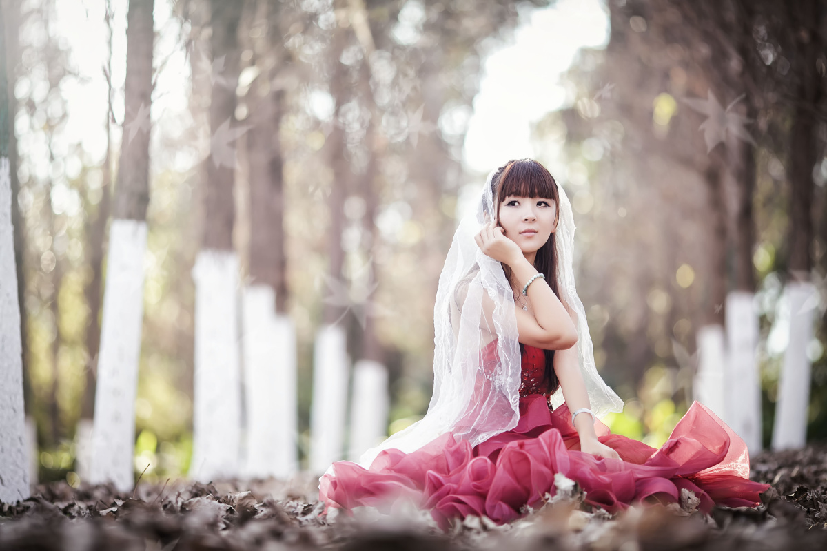 小树林里拍妹纸 - 人像, 小清新, 佳能, 云南 - 曹