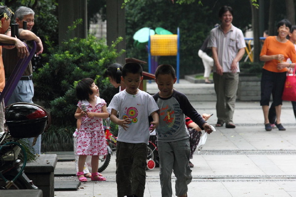 小区小广场