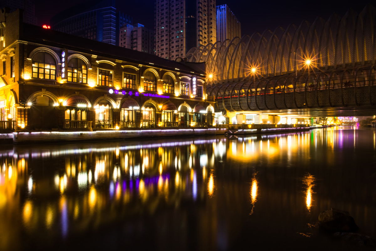 夜景, 长曝光, 武汉, 汉街, 建筑 - Ryan木鱼