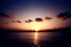 5：40，夕阳