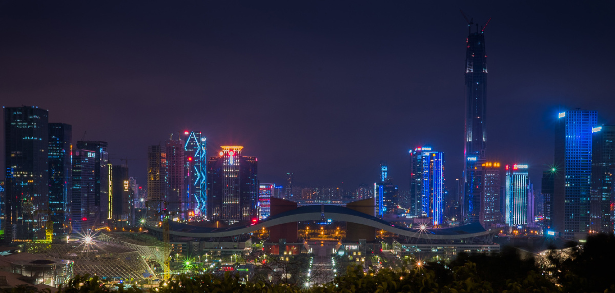 暴风雨前 我小渔村中轴线上的宁静 - 深圳, 夜景 - 抵债拿 - 图虫摄影网