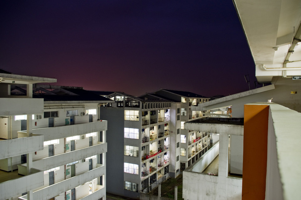 桂林理工大学宿舍楼 - 桂林理工大学, 夜景, 宿舍